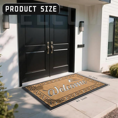 Yimobra Welcome Mat, Heavy Duty Sturdy Door Mats - Image 3