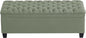 WUTUTUEE 50" Fabric Storage Ottoman Bench, Upholstered Rectangle End of Bed by WUTUTUEE