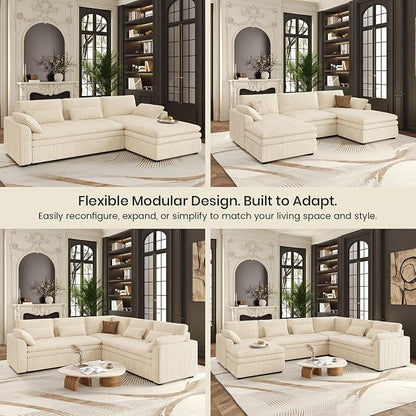 Belffin Large Modular Sectional Sofa - Image 8