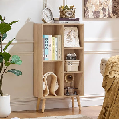 LEYAOYAO 5 Cube Bookshelf 3-Tier Bookcase - Image 7