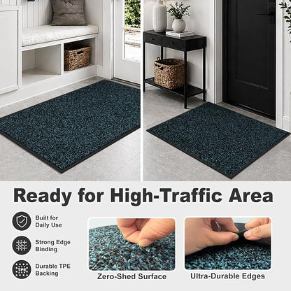 Super Absorbent Front Door Mat, 29.5" x 17", Non-Slip Washable Indoor Doormats - Image 7