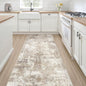 LOONGRUG Runner Rug 2x5 Washable Non-Slip Kitchen Neutral Modern Rug | Abstract by LOONGRUG