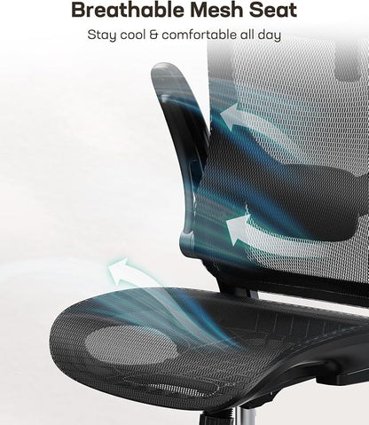 Marsail Ergonomic Mesh Office Chair High Back Home Office Desk Chair - Image 6