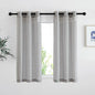NICETOWN Charcoal Grey Linen Curtains by NICETOWN