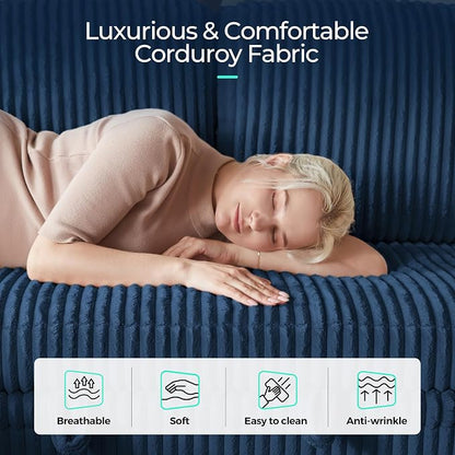 LINSY HOME Loveseat Sofa with Storage - Image 6