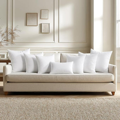 MIULEE 12x12 Throw Pillows Inserts 2 Pack, Decorative Pillows - Image 8