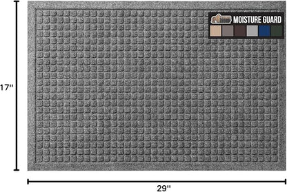 GORILLA GRIP® Ultra Absorbent Front Door Mat Outside Entrance, Traps Dirt and - Image 2