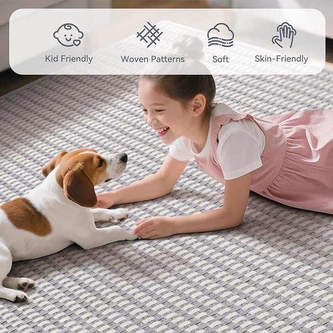 Washable Area Rugs 5x7 ft Non Slip Area Rug - Image 4