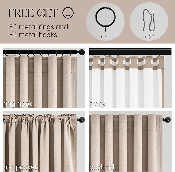 Topfinel 72 Inch Blackout Curtains - Image 5