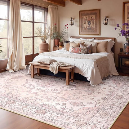 RELEANY Washable Area Rug, Large 10'x14', Water Repellent, Pet Friendly - Image 2