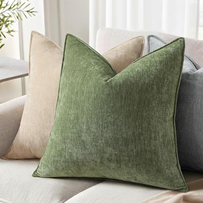 decorUhome Summer Couch Throw Pillow Covers 18x18 Set of 2, Decorative Soft - Image 3