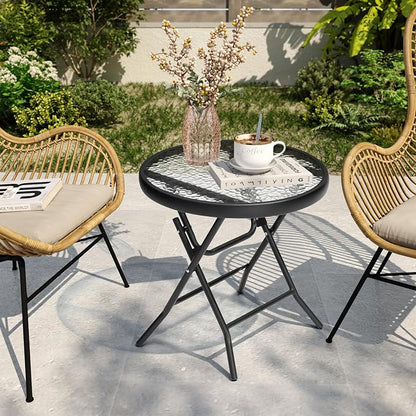 2 Pieces Outdoor Side Table - Image 5