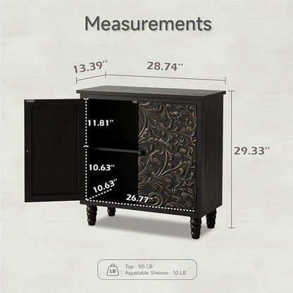 2 Door Farmhouse Storage Cabinet X 2P - Image 3