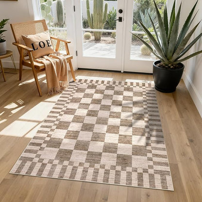 GarveeHome Checkered Rug 3x5 Area Rugs - Image 3