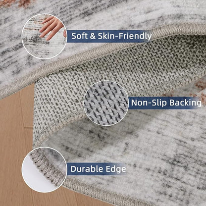 3x8 Runner Rug Non Slip Washable Rugs - Image 4