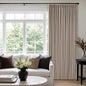 60 Inch Extra Wide 100% Blackout 90 Inch Curtains 1 Panel, Burlywood Birch | by Twodrapes