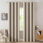 MIULEE 100% Blackout Linen Curtains by MIULEE