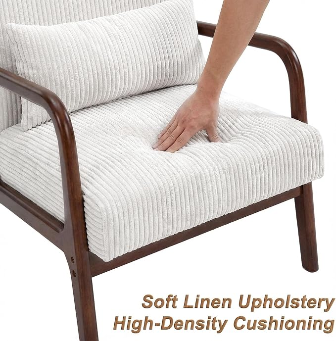 Set of 2 Mid Century Modern Accent Chair - Image 8