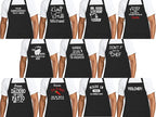 Personalized Chef Apron for Men, Custom Embroidered Design, Professional Kitchen Cooking BBQ Grilling for Dad, Decorated in USA