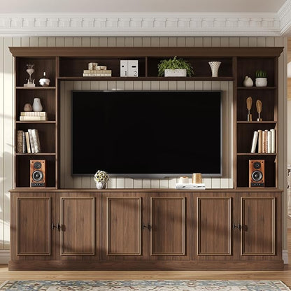 Merax 97.4" W Wall Unit Entertainment Center, TV Stand - Image 7