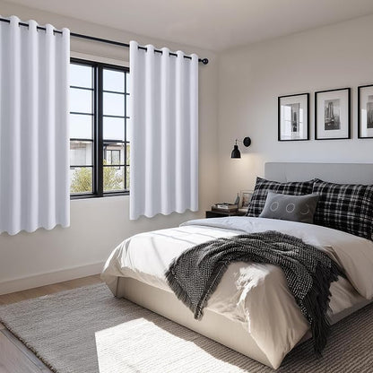 Room Darkening Curtains for Bedroom, 60 x 72 Inches, Window Drapes for Living - Image 6
