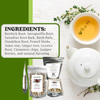 Nelson's Tea Really Root Beer - Sarsaparilla Root Herbal Loose Leaf Tea; Blend of Flavors like Sarsaparilla and Burdock, and More! - 16 oz