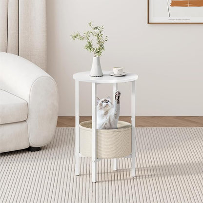 Vagusicc Round Side Table End Table - Image 5