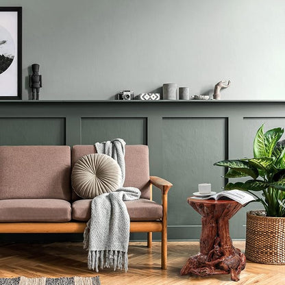 Aotea Crafts Rustic Azalea Tree Stump/Root End Table | Unique Wood Root Log - Image 2