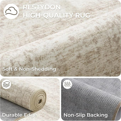 2'6 x 14' Runner Rug Non Slip, Washable Kitchen Rugs, Living Room, Extra Long - Image 7
