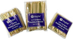 1000 Count | KingSeal Natural Green Bamboo Wood Paddle Picks, Skewers for Appetizers and Cocktails, 4.5 Inches, Bulk Pack - 10 Packs of 100