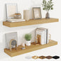fuqing Floating Shelves for Wall, Wall Mounted Wood Floating Shelf by Fuqing