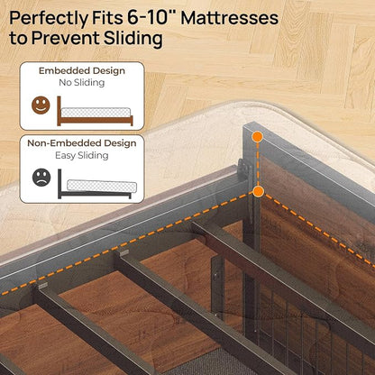 Rolanstar Full Size Bed Frame - Image 5