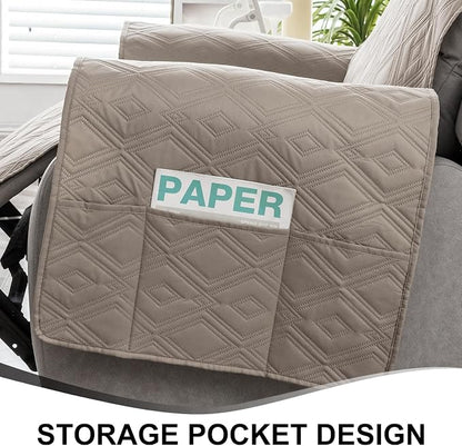 Genina Waterproof Recliner Chair Covers - Image 5