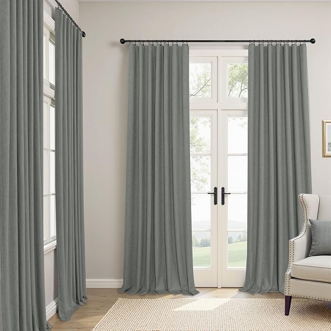 Linen Textured Black Out Blinds - Image 7