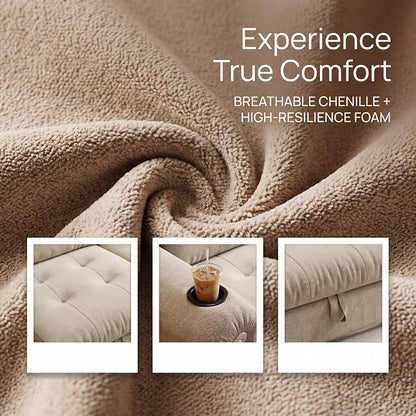 Convertible Couches, Queen Size Pull Out Sofa Bed - Image 4