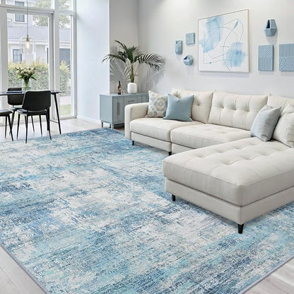 RELEANY Washable 6'x9' Abstract Area Rug - Image 9