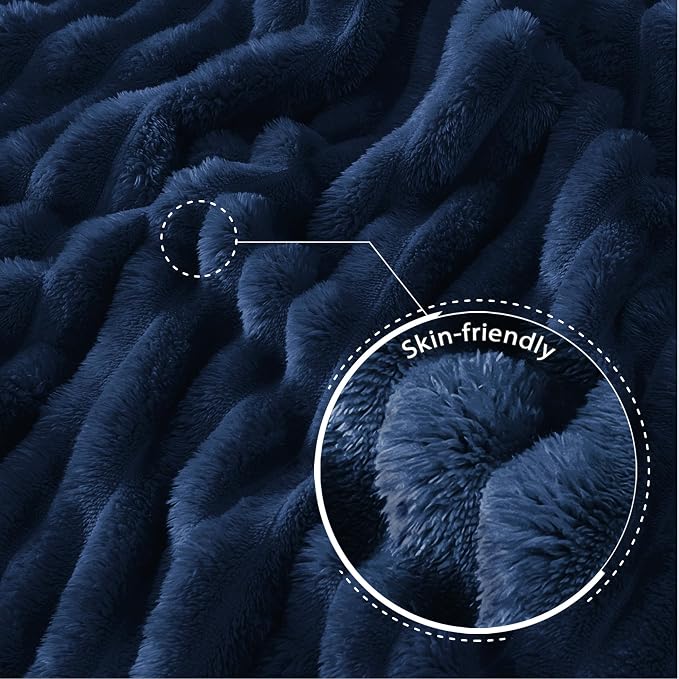 Exclusivo Mezcla Striped Twin Size Fleece Blanket - Image 5