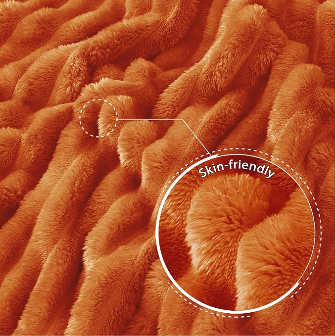 Exclusivo Mezcla Striped Queen Size Fleece Blanket - Image 5