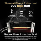 Ninja | Drip Coffee Maker | DualBrew Pro Hot & Iced Coffee Machine | Use with K-Cup Coffee Pods | 3 Brew Styles (Classic, Rich, & Iced) | 60oz Removable Reservoir & Dishwasher Safe | Black | CFP101
