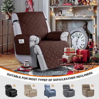 VANSOFY 100% Waterproof Recliner Chair Covers, Recliner Cover Non-Slip Dog - Image 3