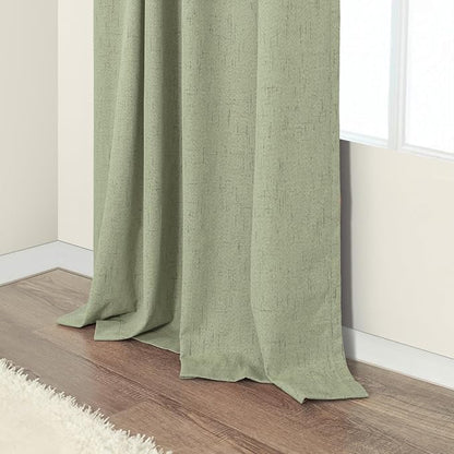 Light Sage Green Black Out Curtains 96 Inch Long - Image 9