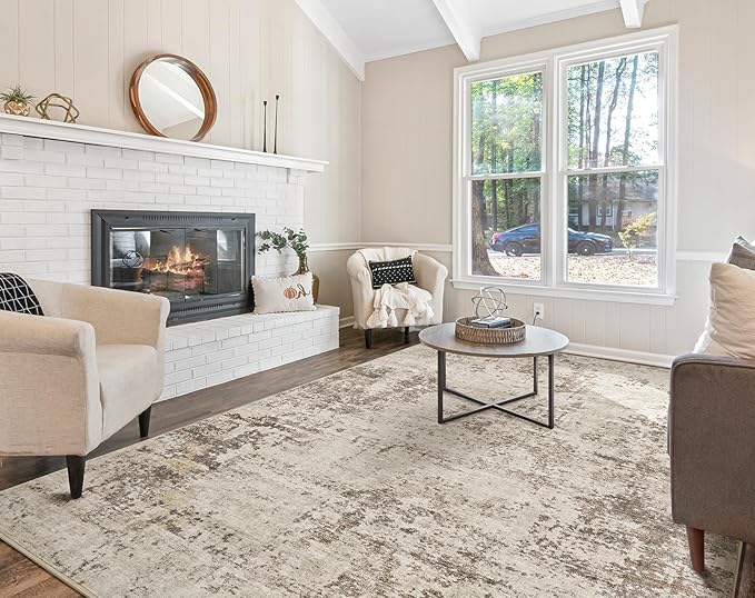 UERMEI 9x12 Area Rug Living Room Rugs - Image 4