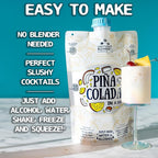 Lt. Blender's Pina Colada in a Bag – Pina Colada Drink Mix - Each Bag Makes 1/2 Gallon of Slushie Pina Coladas – Cocktail Mix - Make a Cocktail, Wine Slushie or Mocktail - (Pack of 5)