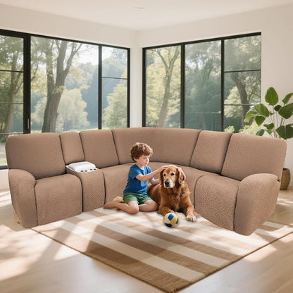 100% Waterproof Sectional Recliner Couch Covers - Image 2