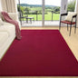 5x7 Area Rugs for Living Room Non Slip Dorm Bedroom Rug, Wine Red | Modern Area by AROGANAREARUG