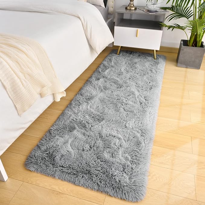 LOCHAS 2x8 Runner Rugs for Hallway, Fluffy Area Rugs for Bedroom - Image 2