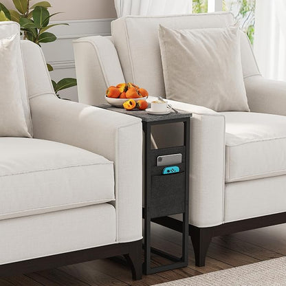 TUTOTAK C Shaped End Table, Side Table - Image 8