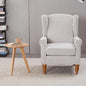 Coffee Table & Armchair Set, High-Back Wingback Chair by KTRolster