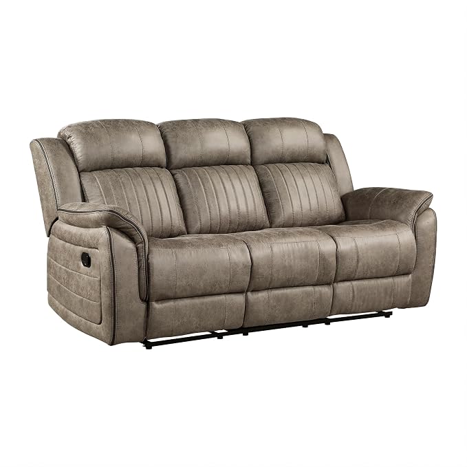 Lexicon Recliner Living Room Set, Home Theater Seating, Manual Polished - Image 6