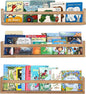 AZSKY Light Walnut Floating Shelves by AZSKYMakeyourlifebetter
